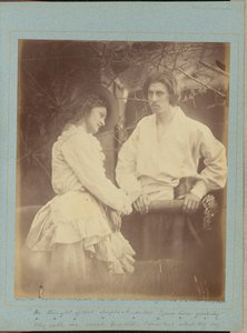 „Pomyslel na ten ostrý pohled, který mu matka včera věnovala“ od Julia Margaret Cameron