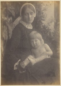 Paní Herbert Duckworth s Geraldem Duckworthem, 1872. od Julia Margaret Cameron