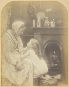 Paní Rachael Gurney ("Kéž Bůh přivede otce bezpečně domů", "Tři rybáři vypluli do hlubin") od Julia Margaret Cameron