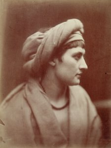 Portrét ženy s turbánem od Julia Margaret Cameron