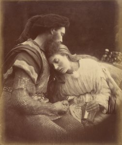 Rozchod sira Lancelota a královny Guinevery od Julia Margaret Cameron