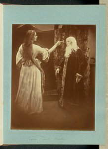Vivien a Merlin od Julia Margaret Cameron