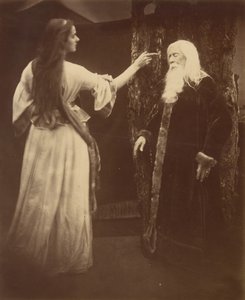 Vivien a Merlin, 1874. od Julia Margaret Cameron