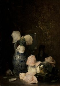 Růže, kolem 1880-90 od Julian Alden Weir