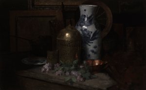 Zátiší ve studiu od Julian Alden Weir