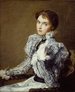Šedý živůtek, 1898. od Julian Alden Weir