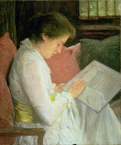 Krajkářka, 1915