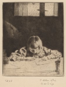 Malý student, 1890. od Julian Alden Weir