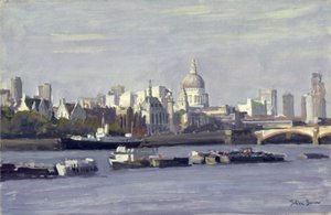 St. Pauls z Bankside od Julian Barrow
