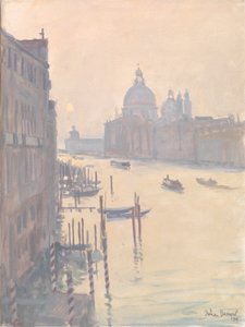 Východ slunce z Accademia Bridge, 2009 od Julian Barrow
