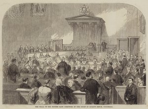 Soudní proces s řediteli britských bank před soudem Queens Bench v Guildhallu od Julian Portch