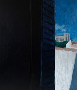 Hotel-Avignon (akryl a olej na plátně)
