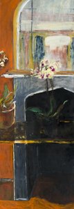 Interiér s orchidejí, 2016, od Julie Held