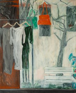 The Clothes Shop, 2016 (olej na plátně) od Julie Held
