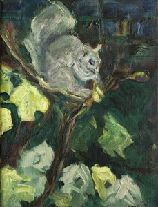 The Fig Thief, 2016,(olej na plátně0 od Julie Held