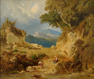 Italská krajina od Julie Wilhelmine Hagen Schwarz