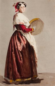 Italka s tamburínou od Julie Wilhelmine Hagen Schwarz