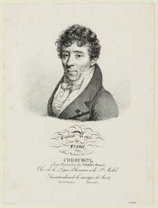 Cherubini, (Louis, Charles, Zénobi, Salvador, Marie) od Julien Leopold Boilly