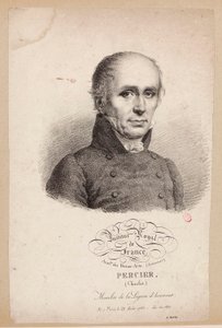Institut Royal de France. Académie des Beaux-Arts. (Architektur.) Percier, (Charles.) Mitglied der Ehrenlegion. Geboren in Paris, am 22. August 1764 - gewählt 1811. od Julien Leopold Boilly