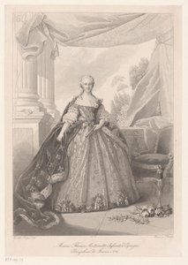 Portrét Marie Terezie van Bourbon Marie Thérèse Antoinette Infanta ze Španělska (titul na předmětu) od Julien Leopold Boilly