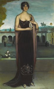 Portrét Adely Carboné 1890-1960, c. 1911. od Julio Romero de Torres