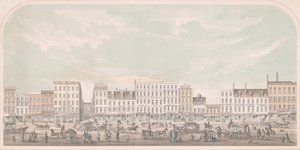 Broadway, New York z Canal do Grand Street, West Side, 1856.