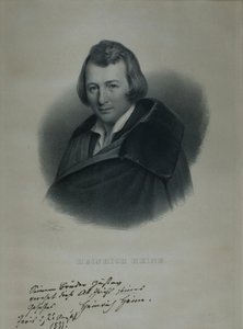 Portrét básníka Heinricha Heineho 1797-1856, 1839 od Julius Giere