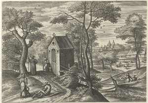 červenec Ivlivs (název na objektu) Dvanáct měsíců (název série) od Julius Goltzius