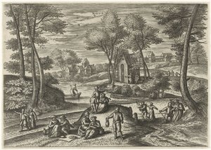 Smět Maivs (název na objektu) Dvanáct měsíců (název série) od Julius Goltzius