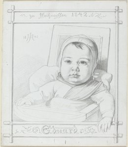 Eduard, Umělcův syn dítěte od Julius Hubner