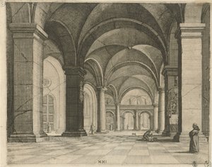 Interiér kostela Perspektivy (název seriálu) od Julius Milheuser