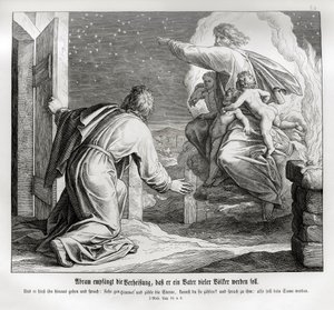Abraham bude otcem mnoha národů, Genesis od Julius Schnorr von Carolsfeld
