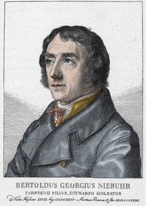 Barthold Georg Niebuhr 1776 - 1831, německý historik - Portrét Bartholda Georga Niebuhra Německý historik (Kodaň od Julius Schnorr von Carolsfeld
