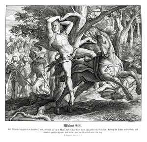 Smrt Absolona, 2. Samuelova od Julius Schnorr von Carolsfeld