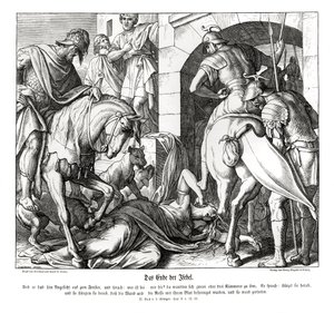 Smrt Jezábel, 2 králové od Julius Schnorr von Carolsfeld