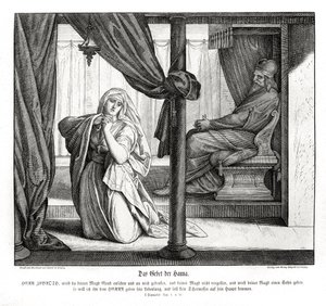 Hannahina modlitba od Julius Schnorr von Carolsfeld