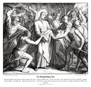 Ježíšova zrada, Matoušovo evangelium od Julius Schnorr von Carolsfeld