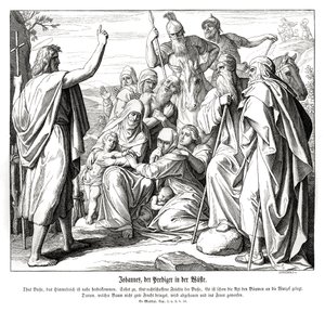 Jan Křtitel, Matoušovo evangelium od Julius Schnorr von Carolsfeld
