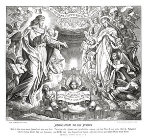 Janova vize nového Jeruzaléma, Zjevení od Julius Schnorr von Carolsfeld