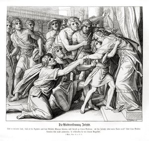 Josefa uznávají jeho bratři, Genesis od Julius Schnorr von Carolsfeld
