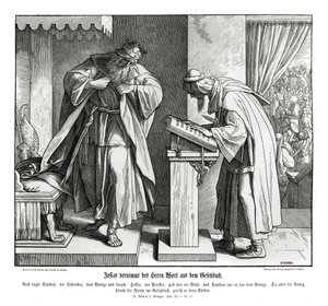 Josiáš slyší slovo zákona, 2. král od Julius Schnorr von Carolsfeld