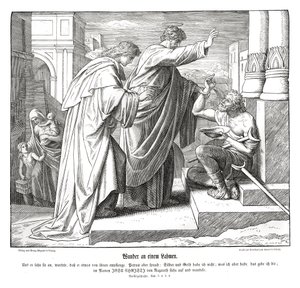 Zázrak chromého muže, Skutky apoštolů od Julius Schnorr von Carolsfeld