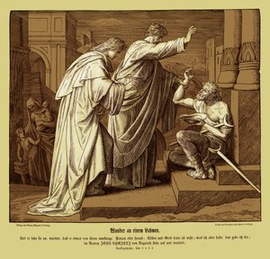 Zázrak chromého muže, Skutky apoštolů od Julius Schnorr von Carolsfeld