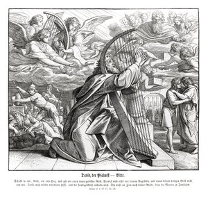 Žalmy - prosba od Julius Schnorr von Carolsfeld