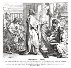 Žalmy - bohoslužba od Julius Schnorr von Carolsfeld