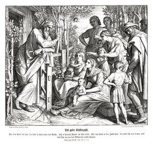 Výchova dětí, Kniha Sirachova od Julius Schnorr von Carolsfeld