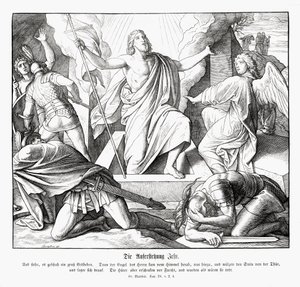 Ježíšovo zmrtvýchvstání, Matoušovo evangelium od Julius Schnorr von Carolsfeld