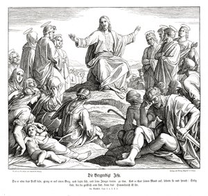 Kázání na hoře, Matoušovo evangelium od Julius Schnorr von Carolsfeld