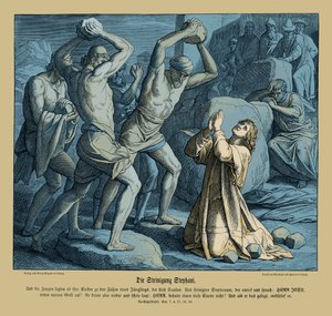 Kamenování Štěpána, Skutky apoštolů od Julius Schnorr von Carolsfeld