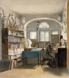 Umělec ve své pracovně od Julius Schnorr von Carolsfeld